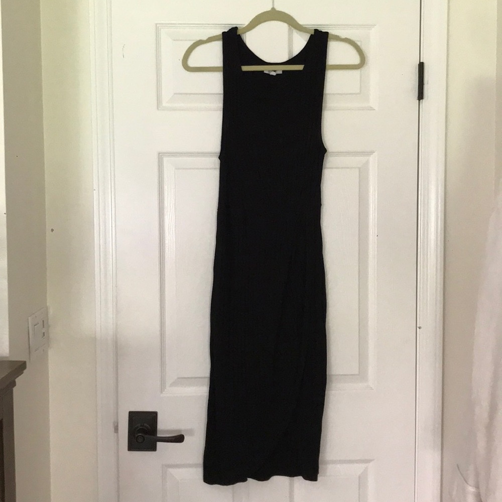 3 for 30! BP Black Ribbed Midi Dress